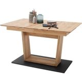 MCA furniture Esstisch "Cuba", Esstisch Massivholz ausziehbar, Tischplatte mit Synchronauszug