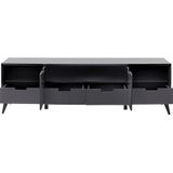 TV-Lowboard  Netro ¦ grau ¦ Maße (cm): B: 180 H: 55 T: 40.0 TV- & Media Möbel > TV-Möbel - Höffner