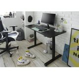 Robas Lund Bureau in hoogte verstelbaar elektrisch in zwart, BxHxD 120x72x60 cm