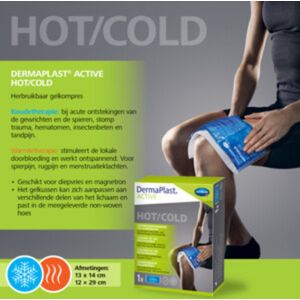 DermaPlast - ACTIVE Hot & Cold - Gelkompres - Herbruikbaar - 13 x 14 cm