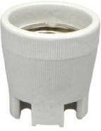 Porseleinen Fitting E 27 - 3-delig - Keramisch - Zwart