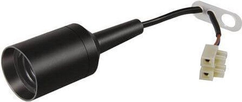 Bouwplaats snoerpendel E27 15cm snoer zwart
