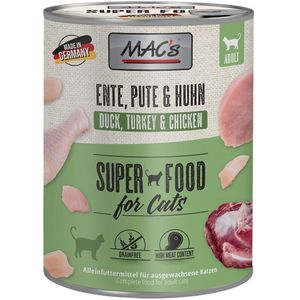 MAC´s Cat 6 x 800 g - Ente, Pute, Huhn