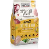 MAC's Superfood for Cats Adult Eend, Kalkoen & Kip Kattenvoer - 1,5 kg