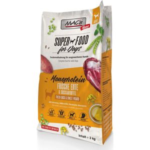 MAC's Superfood Hondenvoer Droogvoer - Hondenbrokken Mono Eend - 3kg