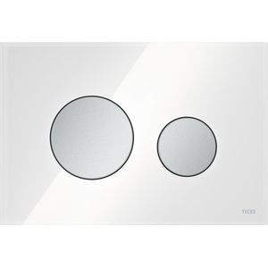 Tece Gmbh - tece wc Betätigungsplatte TECEloop Glas für Zweimengentechnik,