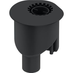 TECE 650003 drainline afvoer verticaal (afvoervermogen 1,3 l/s; demonteerbare sifonzuigbuis; draaibare montage) zwart