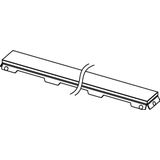 TECEdrainline Glasabdeckung weiß 800 mm Edelstahl poliert, gerade 600891