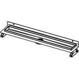 Drainline - Duschrinne 150 cm, mit Wandaufkantung, mit Seal System-Dichtband, Edelstahl 601501 - Tece