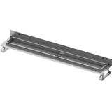 Drainline - Duschrinne 150 cm, mit Wandaufkantung, mit Seal System-Dichtband, Edelstahl 601501 - Tece