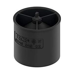 TECE 660016 drainline geursluiting (hoogte 4,5 cm; tweetraps sifoneffect; membraansluiting), zwart