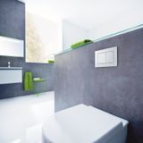 Tece - Betätigungsplatte now wc für Zweimengentechnik Chrom matt, 9.240.402