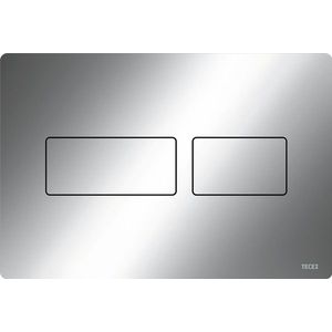 Solid WC-Betätigungsplatte Chrom glänzend für Zweimengentechnik 9240431 - Tece