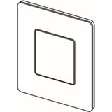 Urinoir Bedieningsplaat TECE Solid 10,4x12,4 cm RVS Geborsteld inclusief Cartouche en Beschermlaag