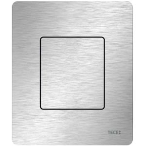 Urinoir Bedieningsplaat TECE Solid 10,4x12,4 cm RVS Geborsteld inclusief Cartouche en Beschermlaag