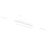 TECEdrainprofile doucheprofiel, 800 mm, rvs, gepolijst zwart chroom