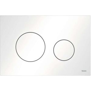 Tece TeceLoop Wcbedieningsplaat van Kunststof Voor Duospoeltechniek 220 X 150 X 5 Kleur Wit