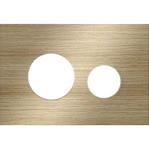 Tece Loop Voorkant Bedieningsplaat - Eikenhout - Glas - Toiletten - Bedieningspanelen - 4027255086357