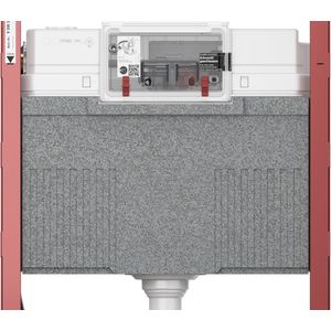 Tece TeceProfil module standaard wcinbouwframe met Unispoelkast wandbevestiging geluiddempset bouwhoogte 1120 mm