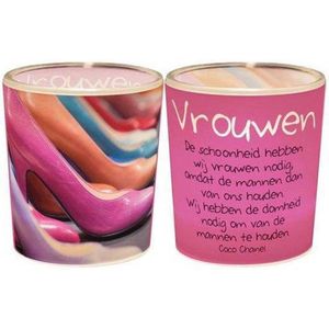 Een lichtje voor jou -:) Waxinelichtjeshouder Vrouwen