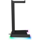 Speedlink EXCELLO NX Hoofdtelefoon Stand Gamer RGB - Headset Hoofdtelefoonstandaard gaming met 9 RGB lichtmodi, USB Hub met 1 USB-C en 2 USB-A Ports, zwart