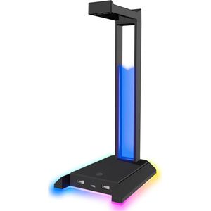 Speedlink - EXCELLO NX - Headset Stand - Zwart - RGB Verlichting met USB Hub