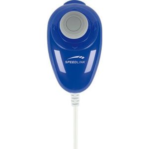 Speed-Link Bubble Chuk for Wii stuurwiel / Controller, Wii, 1,2 m, blauw