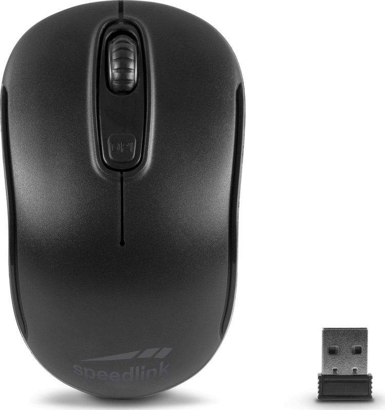 SPEEDLINK - SL-630013-BKBK Muis - Zwart - Draadloos - 3 Knoppen