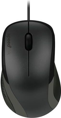 SPEEDLINK KAPPA USB Muis - Zwart - Bedrade Muis - Ergonomisch Ontwerp