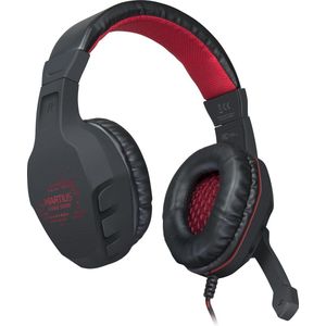 MARTIUS - Gaming Headset - Rood - Stereogeluid - Inklapbare Microfoon