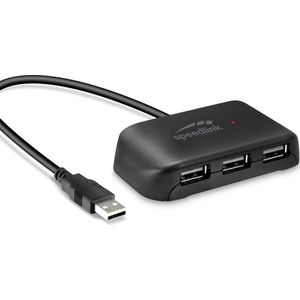 Speedlink - Snappy Evo - Docking Station - Zwart - USB 2.0 - 4 Poorten