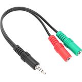 Speedlink - TRAX - Headset Adapter - Universeel - 2X 3,5mm-Jackplug