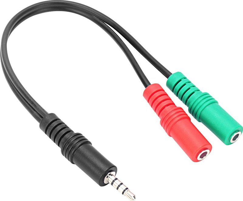Speedlink - TRAX - Headset Adapter - Universeel - 2X 3,5mm-Jackplug