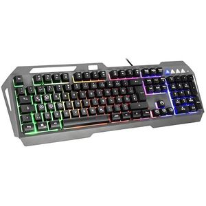 SPEEDLINK LUNERA Metal RGB Rainbow Gaming Keyboard, black - DE layout