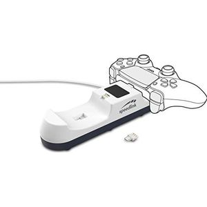 Speedlink JAZZ USB Charger - laadstation voor maximaal 2 PS5-controllers, wit