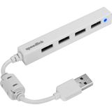 Speedlink Snappy Slim - USB Hub - USB-A naar 4x USB-A - Wit