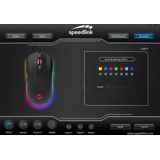 Speedlink - TAUROX - Gamingmuis - Zwart - 5 Knoppen - 7200 DPI - RGB Verlichting - USB-A Aansluiting