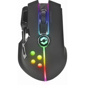 Speedlink IMPERIOR gaming mouse - programmeerbare knoppen en verlichting, draadloos, zwart