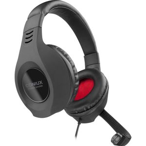 Headset - Zwart - Stereo - Gevoerde Beugel - Inklapbare Microfoon