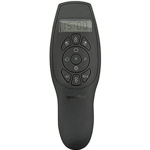 Speedlink ACUTE SUPREME Presenter - draadloos - geïntegreerde laserpointer - 11 bedieningsknoppen - luchtmuismodus - timerfunctie, zwart