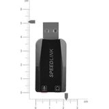 Speedlink VIGO USB Geluids Kaart, Zwart