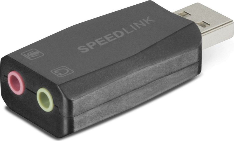 Speedlink VIGO USB Geluids Kaart, Zwart
