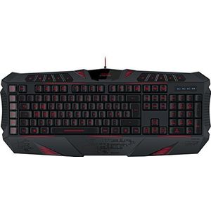 Speedlink PARTHICA Core Gaming Keyboard - gamingtoetsenbord, 93 toetsen configureerbaar, LED-verlichting zwart - IT Layout