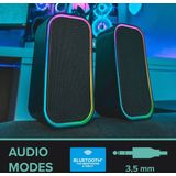 Speedlink - TOKEN - Gaming Stereo Speaker - RGB - Bluetooth - Zwart