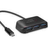 Speedlink - Snappy Evo - Docking Station - Zwart - 4 USB-A Poorten, USB-C, Gegevensoverdracht tot 5 Gbit/s