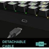 Speedlink - LETOS - Gaming Toetsenbord - Zwart - RGB - 60% - Bedraad - Duitse Layout QWERTZ