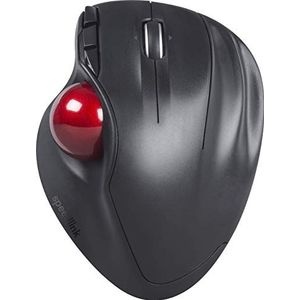 Speedlink APTICO Trackball Wireless - 5 knoppen trackball, ergonomisch, Automatische aanpassing van de tracksnelheid - zwart