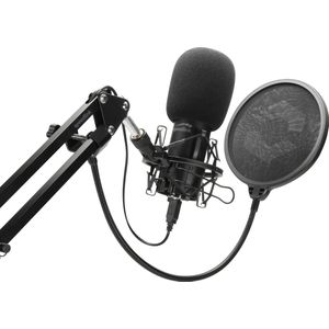 Speedlink Volity Ready Streaming Starter Set - Microfoon - Podcast Starterset - Zwart