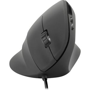 Speedlink PIAVO Ergonomische verticale muis – kabelgebonden ergonomische verticale muis met USB-aansluiting, voor kantoor/thuiskantoor, zwart