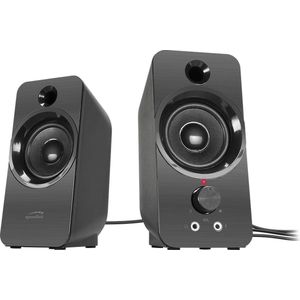 SPEEDLINK DAROC, 2.0 Kanäle, Kabelgebunden, 6 W, 150 - 20000 Hz, 4 Ohm, Schwarz